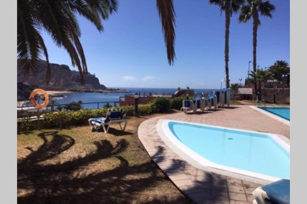 Blue Pearl - Pool - Terrace - Ocean View - Beach - Wifi - Wonderful Complex - Free Digital Travel Guide Mogan Ngoại thất bức ảnh