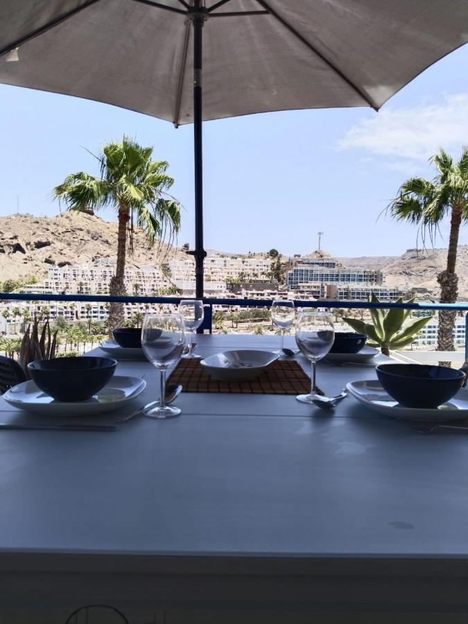 Blue Pearl - Pool - Terrace - Ocean View - Beach - Wifi - Wonderful Complex - Free Digital Travel Guide Mogan Ngoại thất bức ảnh