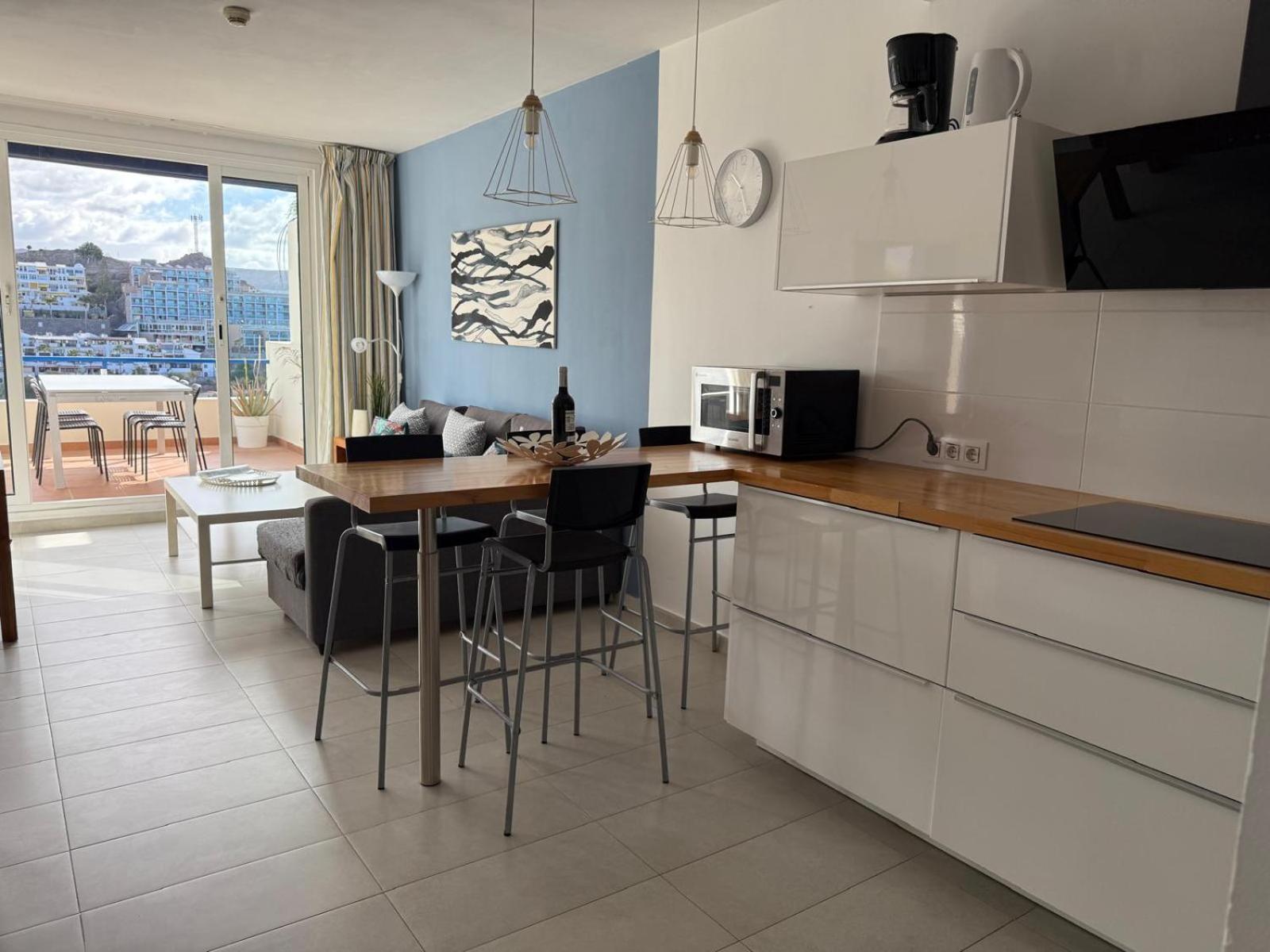 Blue Pearl - Pool - Terrace - Ocean View - Beach - Wifi - Wonderful Complex - Free Digital Travel Guide Mogan Ngoại thất bức ảnh